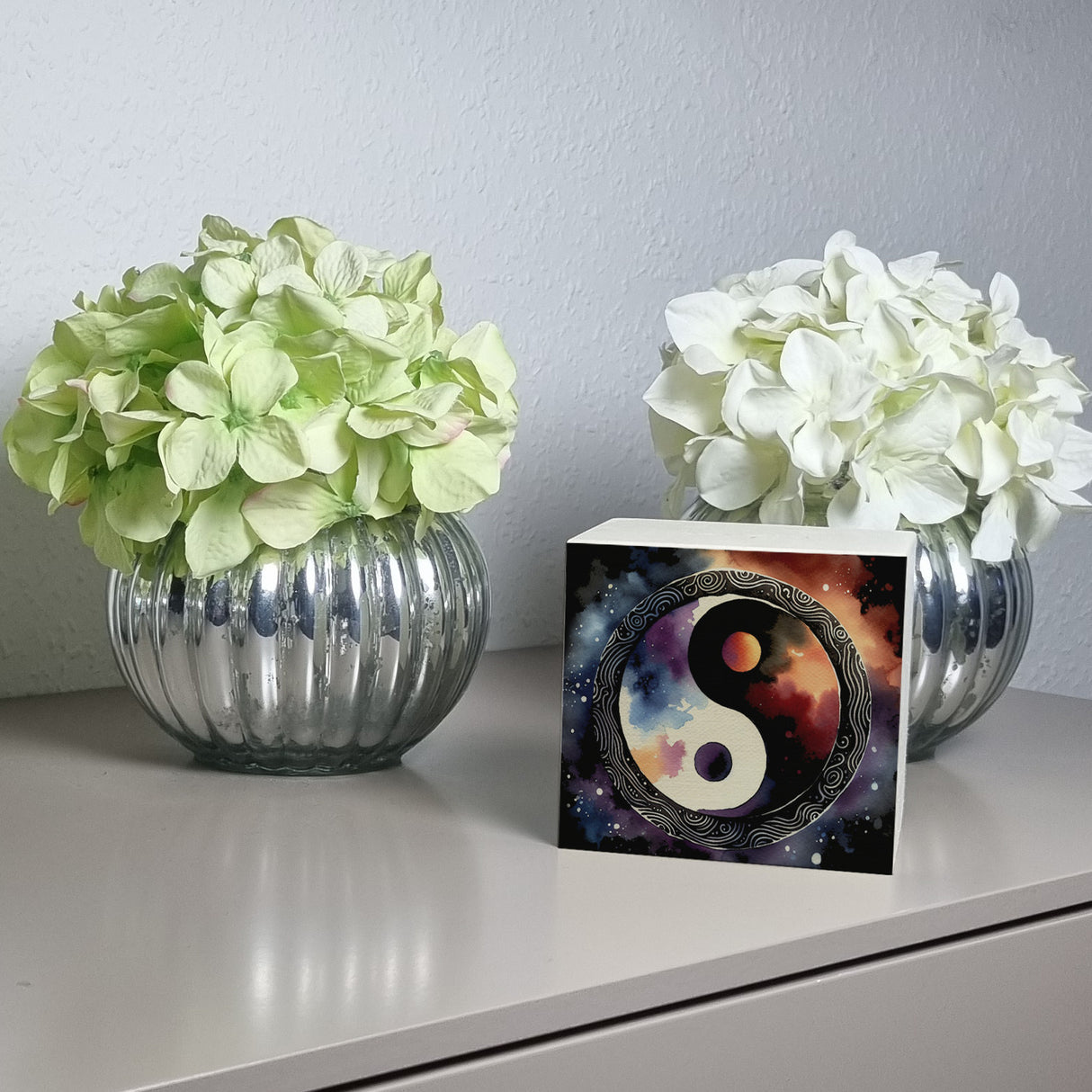 Yin und Yang Aquarell Spardose