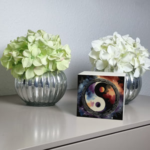 Yin und Yang Aquarell Spardose