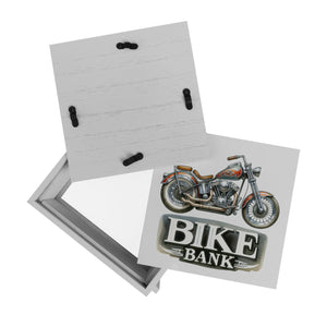 Retro Chopper Motorrad Spardose mit Spruch Bike Bank