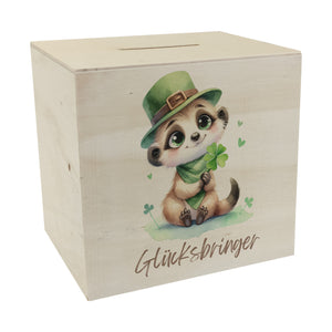 Erdmännchen Glücksbringer Spardose