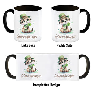 Erdmännchen Glücksbringer Kaffeebecher