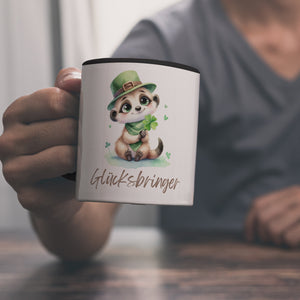 Erdmännchen Glücksbringer Kaffeebecher
