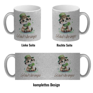 Erdmännchen Glücksbringer Kaffeebecher