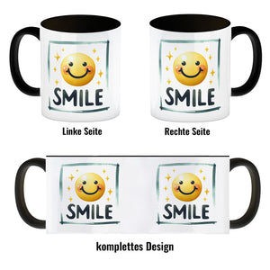 Smile Emoticon Kaffeebecher