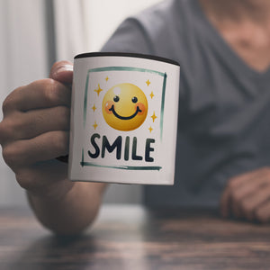 Smile Emoticon Kaffeebecher
