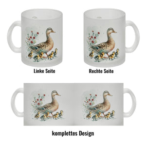 Ente mit Küken Kaffeebecher