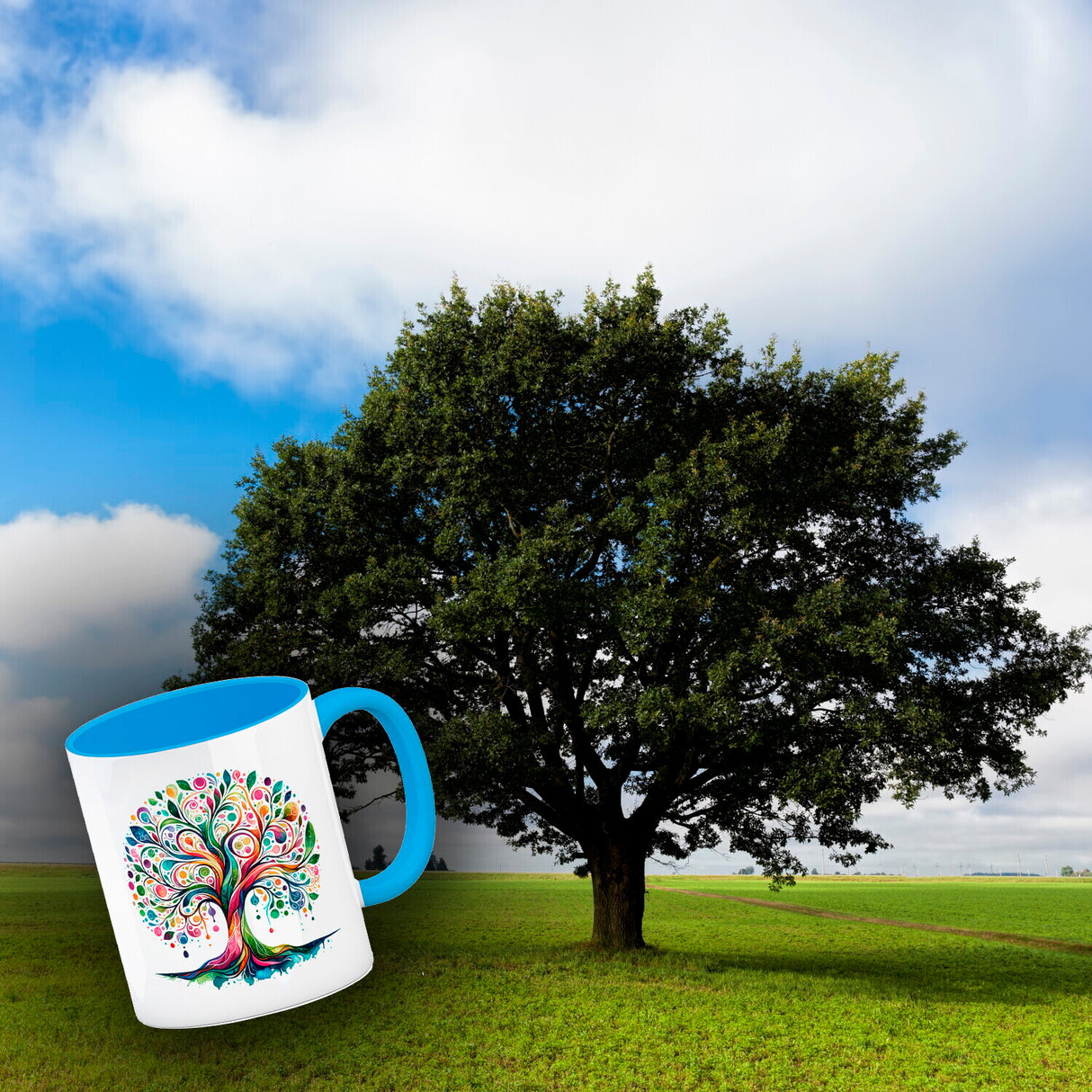Lebensbaum Kaffeebecher