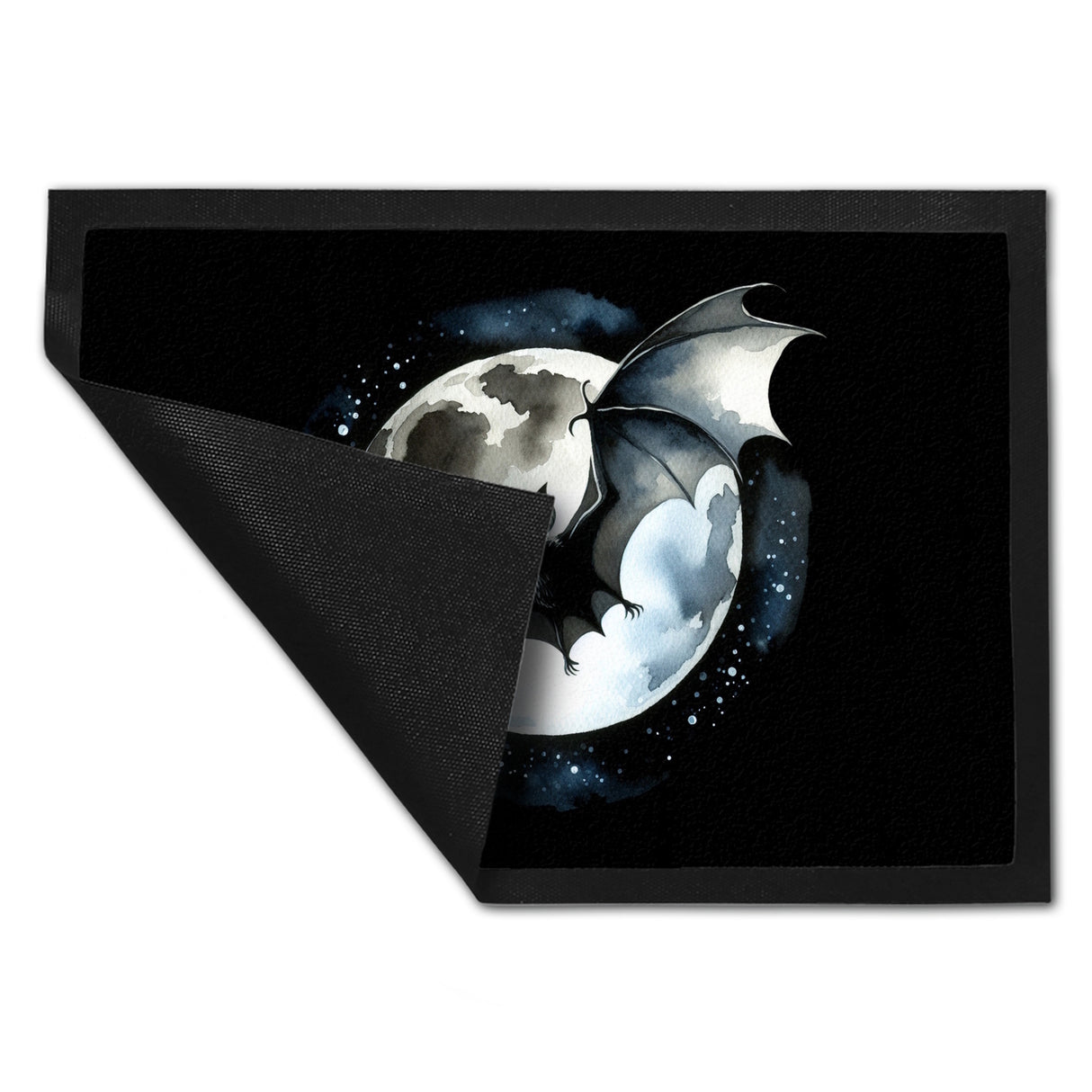 Fledermaus im Mondlicht Fußmatte in 35x50 cm