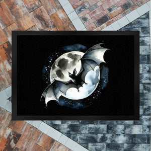 Fledermaus im Mondlicht Fußmatte in 35x50 cm
