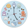 Jelly & Friends Kinderuhr mit süßen Meerestieren Wanduhr