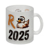Ente mit Sonnenbrille Kaffeebecher mit Spruch Rente 2025