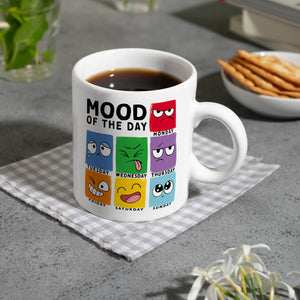 Emotionen Kaffeebecher mit Spruch Mood of the Day