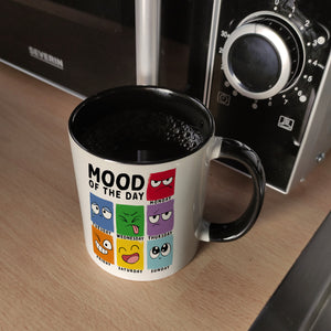 Emotionen Kaffeebecher mit Spruch Mood of the Day