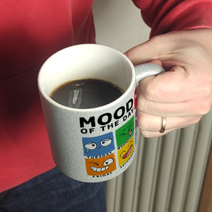 Emotionen Kaffeebecher mit Spruch Mood of the Day