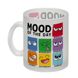 Emotionen Kaffeebecher mit Spruch Mood of the Day