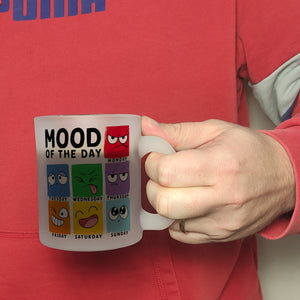 Emotionen Kaffeebecher mit Spruch Mood of the Day