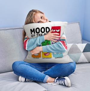 Emotionen Kissen mit Spruch Mood of the Day
