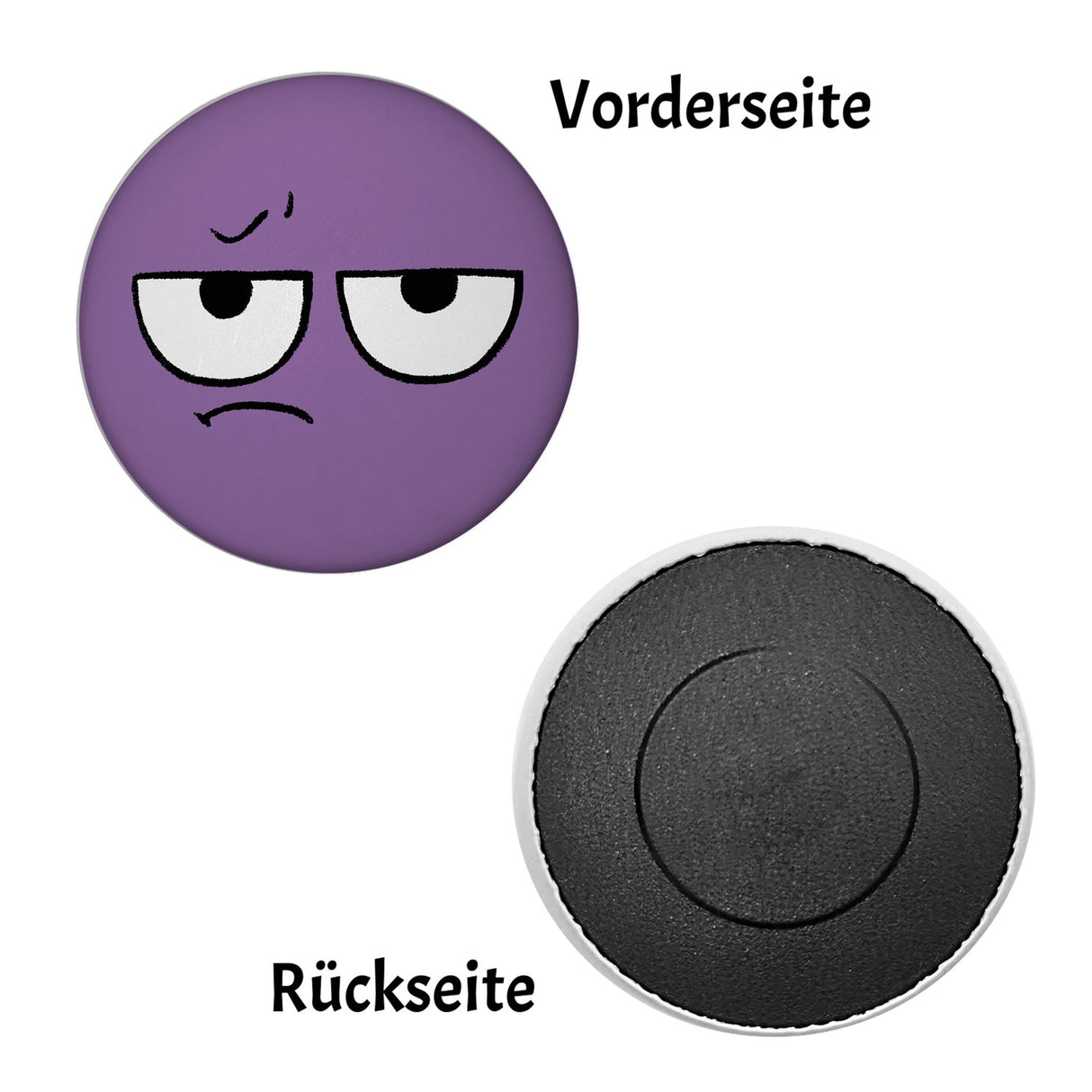 Emotion Langeweile Magnet rund