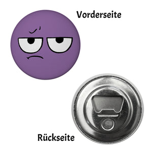 Emotion Langeweile Magnet rund