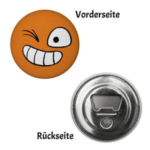 Emotion verrückt Magnet rund