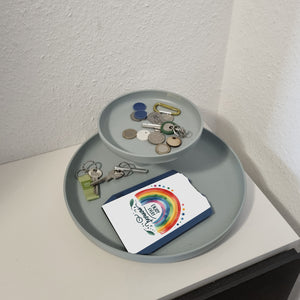 Regenbogen Parkscheibe mit Spruch Enjoy every moment
