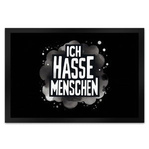 Ich hasse Menschen Fußmatte in 35x50 cm