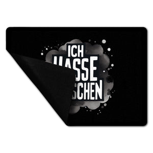 Ich hasse Menschen Fußmatte in 35x50 cm ohne Rand