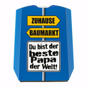 Der beste Papa der Welt Parkscheibe mit Spruch Zuhause und im Baumarkt