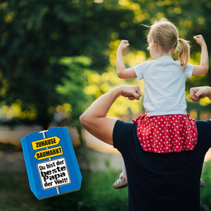 Der beste Papa der Welt Parkscheibe mit Spruch Zuhause und im Baumarkt