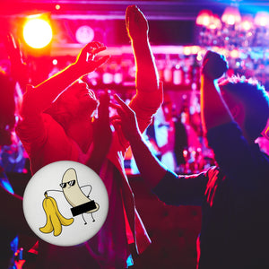 Nackte Banane Magnet rund