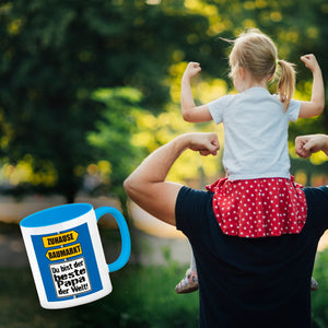 Der beste Papa der Welt Kaffeebecher mit Spruch im Baumarkt und Zuhause