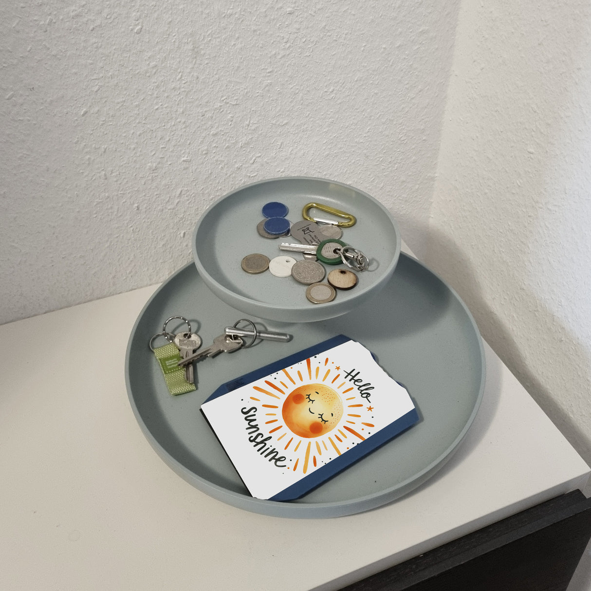 Sonne Freundschaft Parkscheibe mit Spruch Hello sunshine