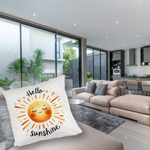 Sonne Freundschaft Kissen mit Spruch Hello sunshine