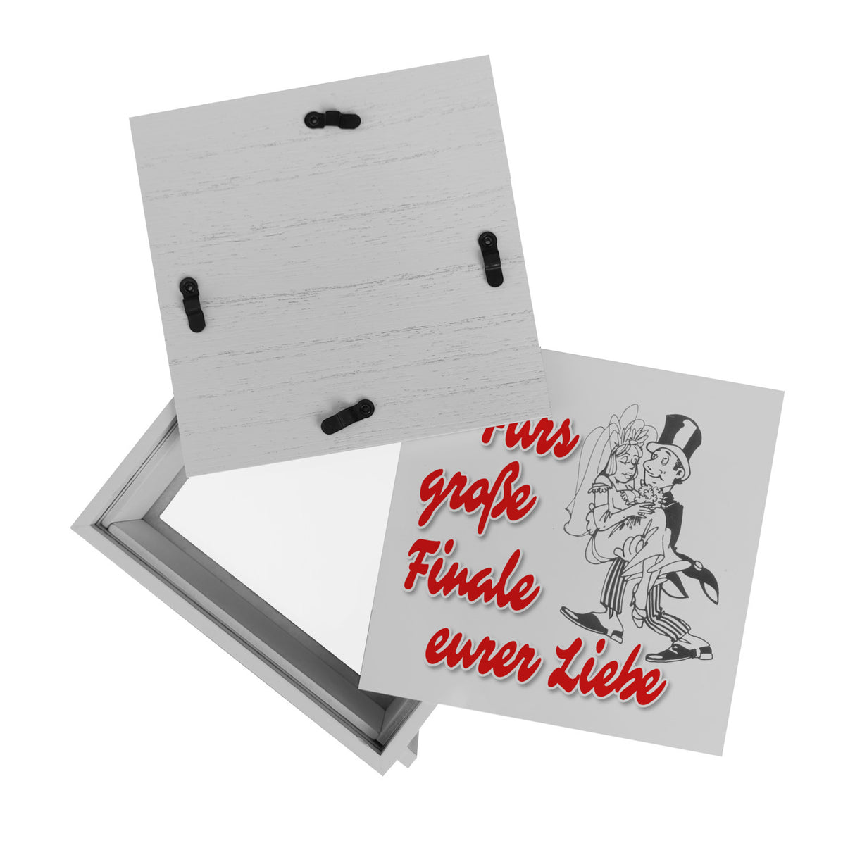 Ehepaar Spardose mit Spruch Fürs große Finale eurer Liebe