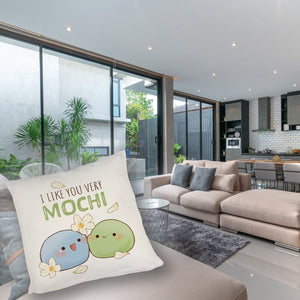 Mochi Freunde Kissen mit Spruch I like you very Mochi