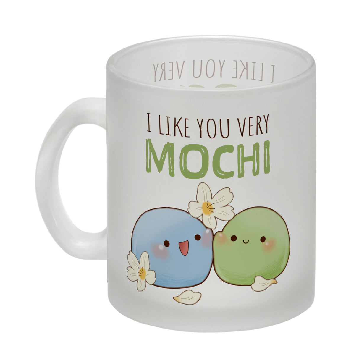 Mochi Freunde Kaffeebecher mit Spruch I like you very Mochi
