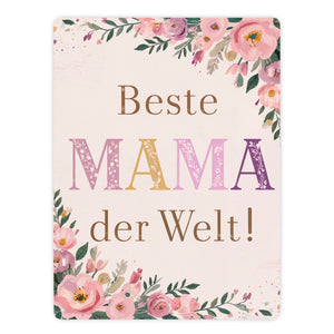 Beste MAMA der Welt Metallschild in 15x20 cm
