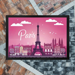 Paris Skyline Fußmatte in 35x50 cm