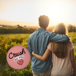 Jelly & Friends Herz Magnet rund mit Spruch Crush on you
