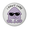 Jelly & Friends Tintenfisch Magnet rund mit Spruch I don‘t care