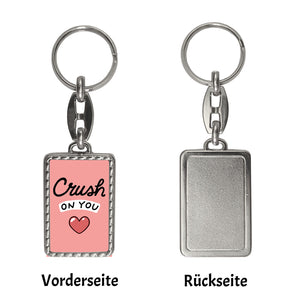 Jelly & Friends Herz Schlüsselanhänger mit Spruch Crush on you