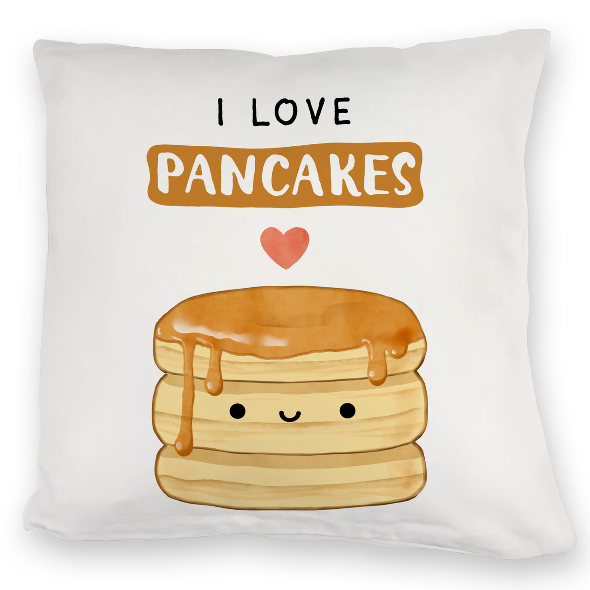 Pancake Kissen mit Spruch I love pancakes