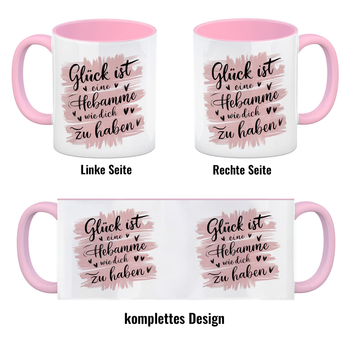 Glück ist eine Hebamme wie dich zu haben Kaffeebecher