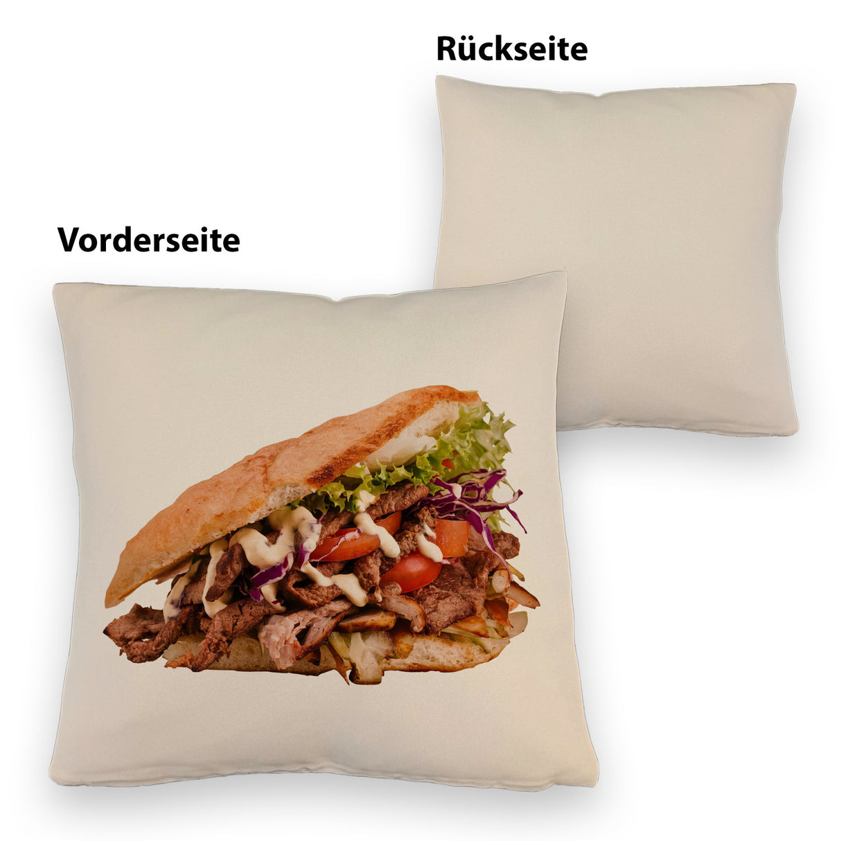 Fast Food Döner Kebab Kissen