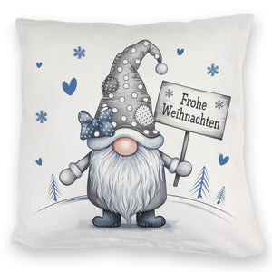 Frohe Weihnachten Kissen - Weihnachtswichtel