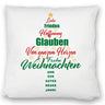 Frohe Weihnachten Kissen und ein gutes neues Jahr