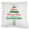 Frohe Weihnachten Kissen und ein gutes neues Jahr