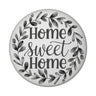 HOME sweet Home Magnet mit Blätterkranz