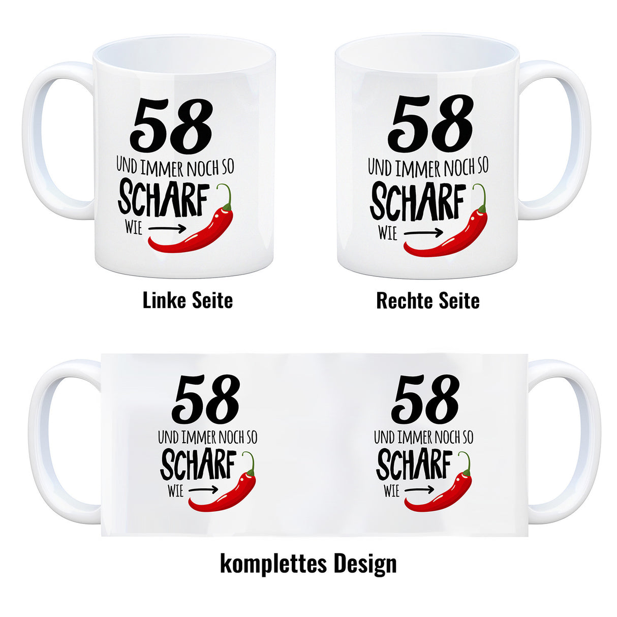 58 und immer noch so scharf wie Chili