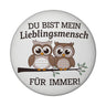 Zwei niedliche Eulen Lieblingsmensch Magnet